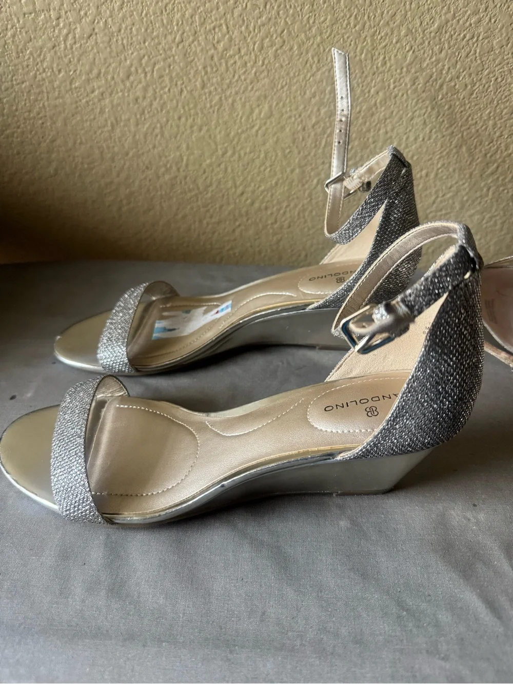 Bandolino shimmering silver
